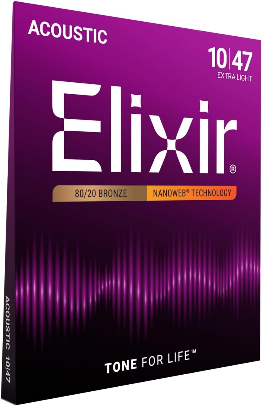 Elixir NANOWEB 80/20 Bronze Extra Light