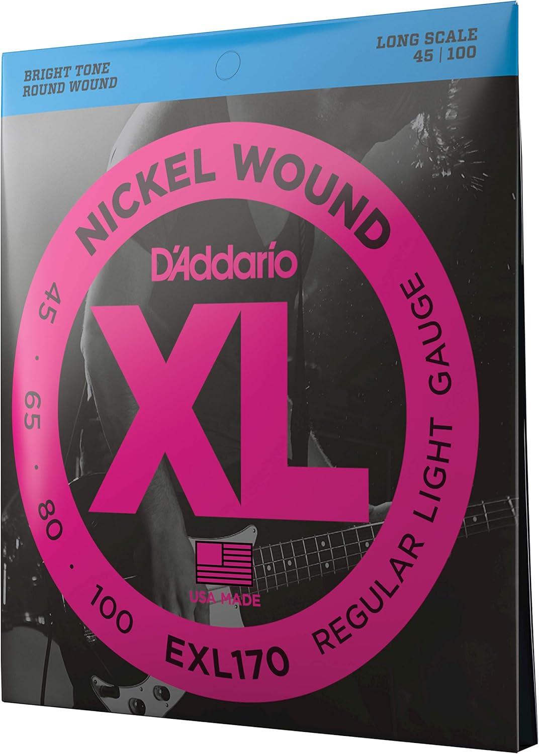 D'Addario EXL170 Nickel Wound Bass Strings