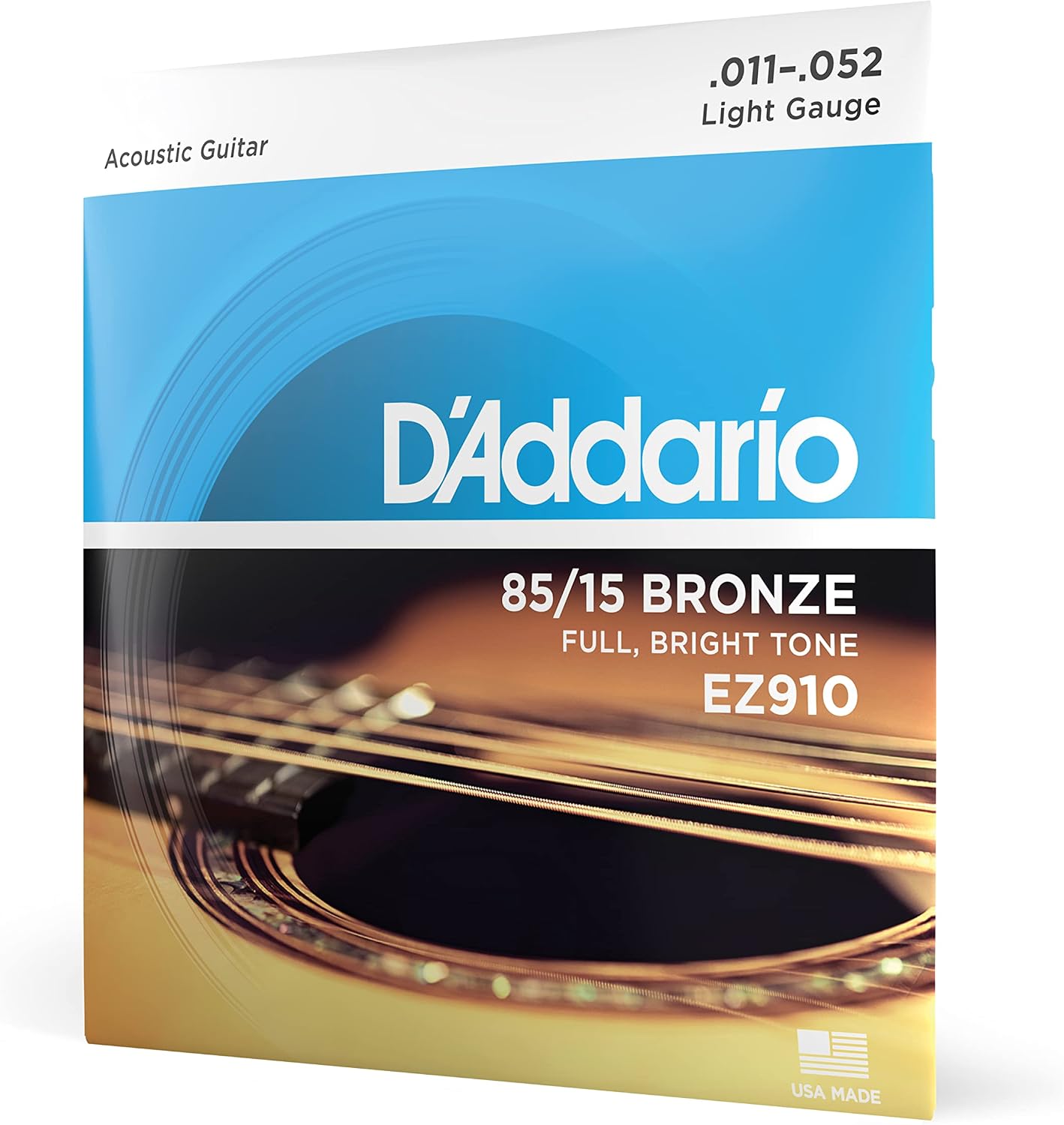 D'Addario EZ910 85/15 American Bronze Light