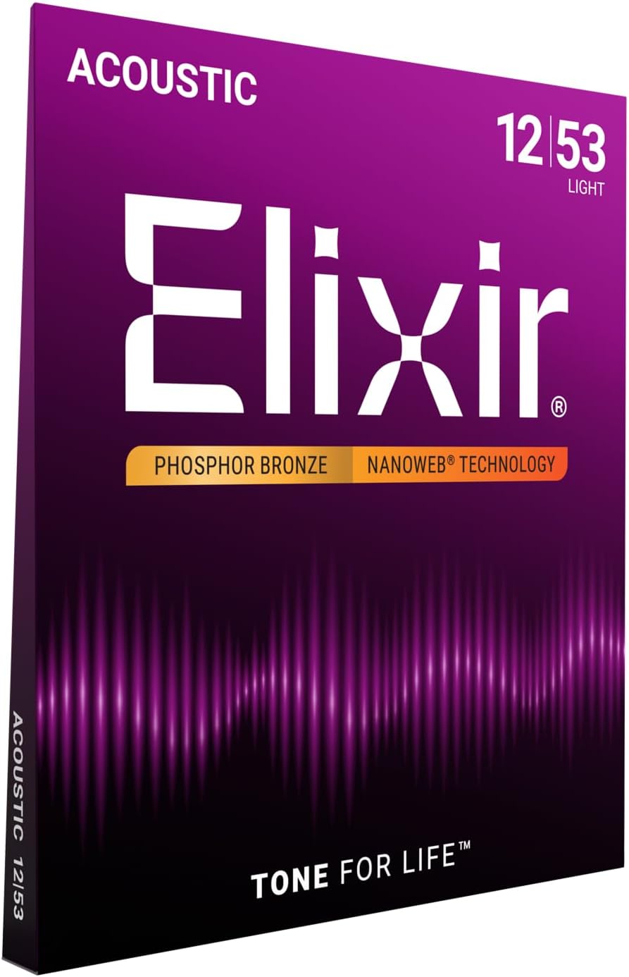 Elixir NANOWEB Phosphor Bronze Light #16052