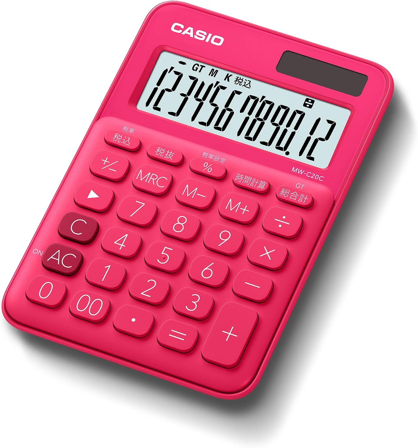 カシオ MW-C20C-RD-N ビビッドピンク