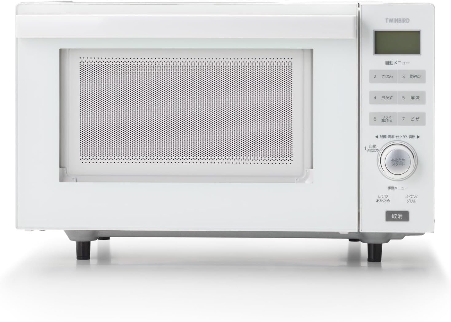 ツインバード センサー付フラットオーブンレンジ DR-E852W