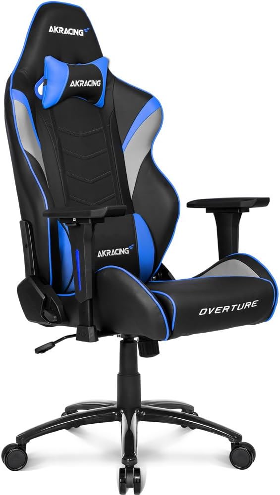 AKRacing Overture ゲーミングチェア（ブルー / 180度 / 25kg）