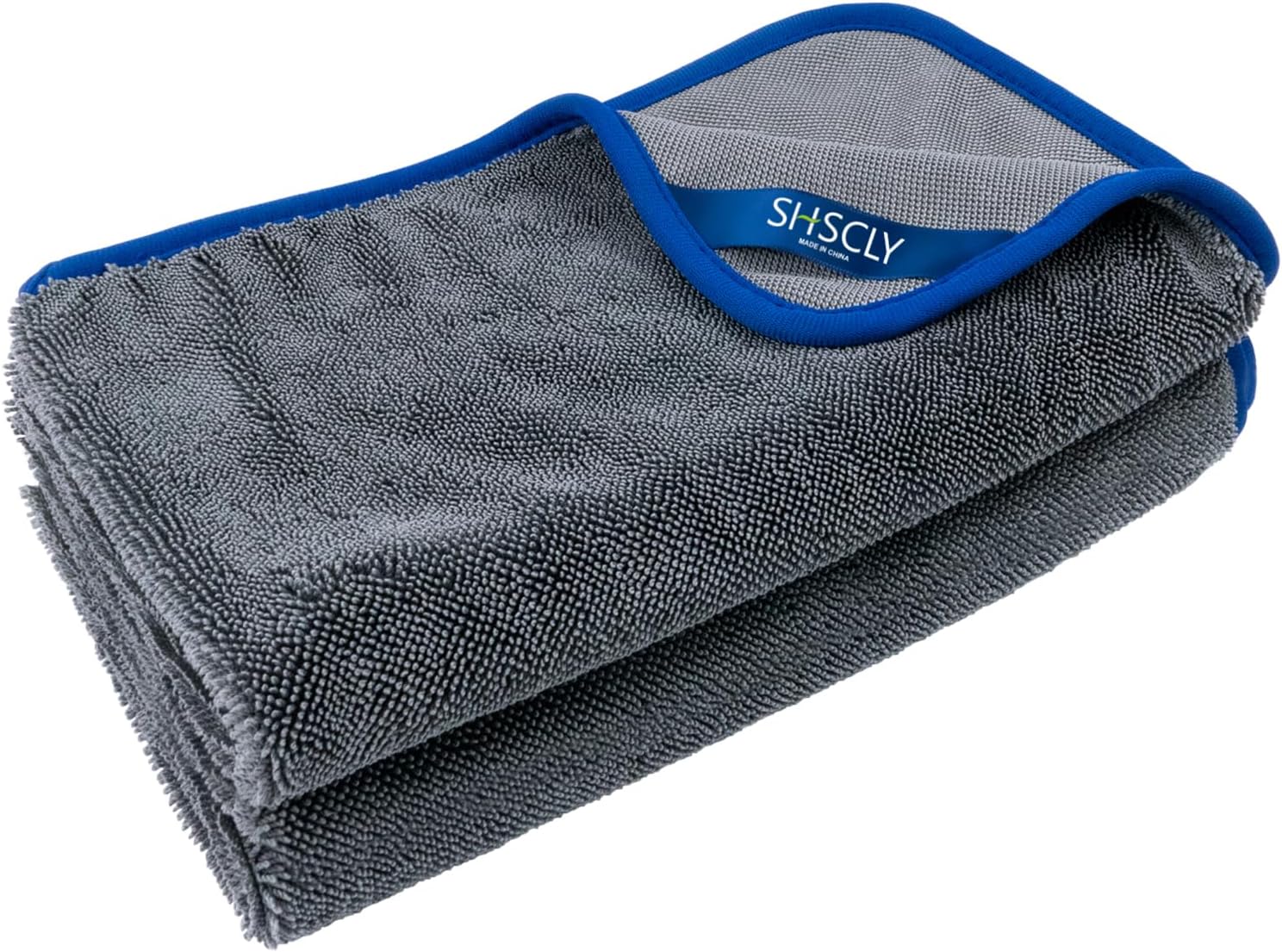 SHSCLY マイクロファイバー洗車タオル 50×60cm 2枚入