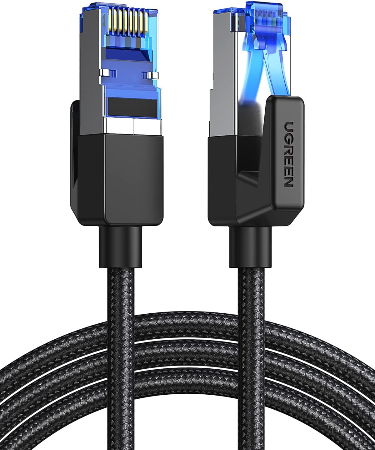 UGREEN LANケーブル CAT8 メッシュ素材