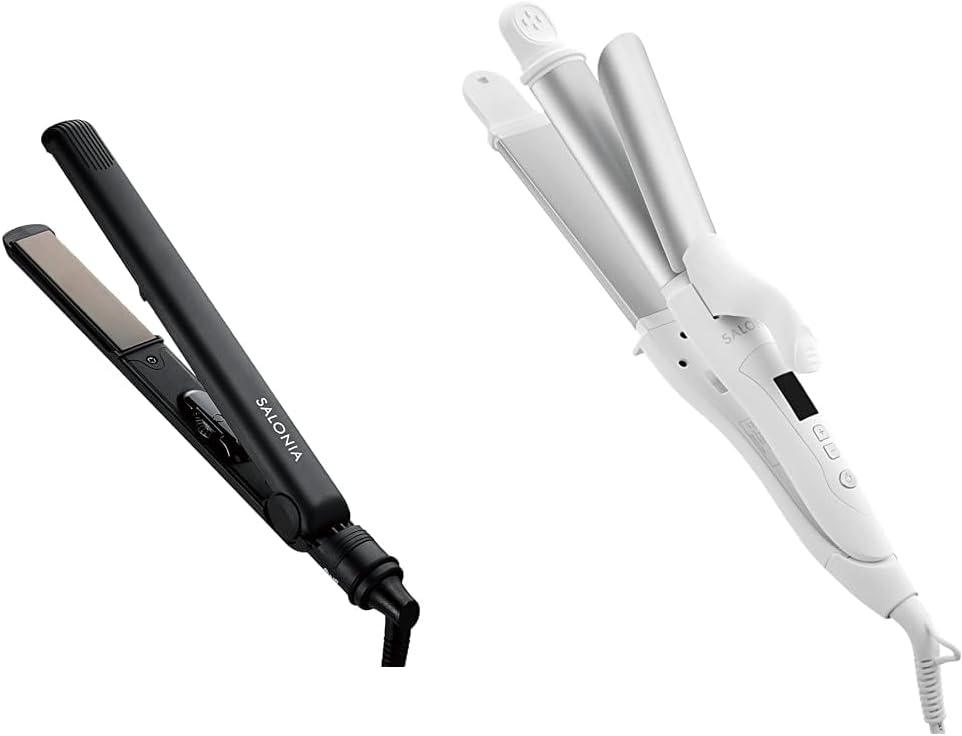 SALONIA ストレート & 2WAYヘアアイロン セット