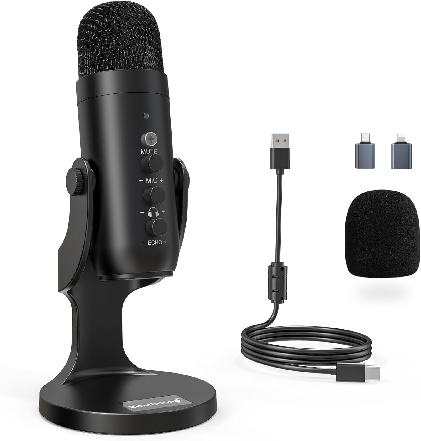 ZealSound USB コンデンサーマイク