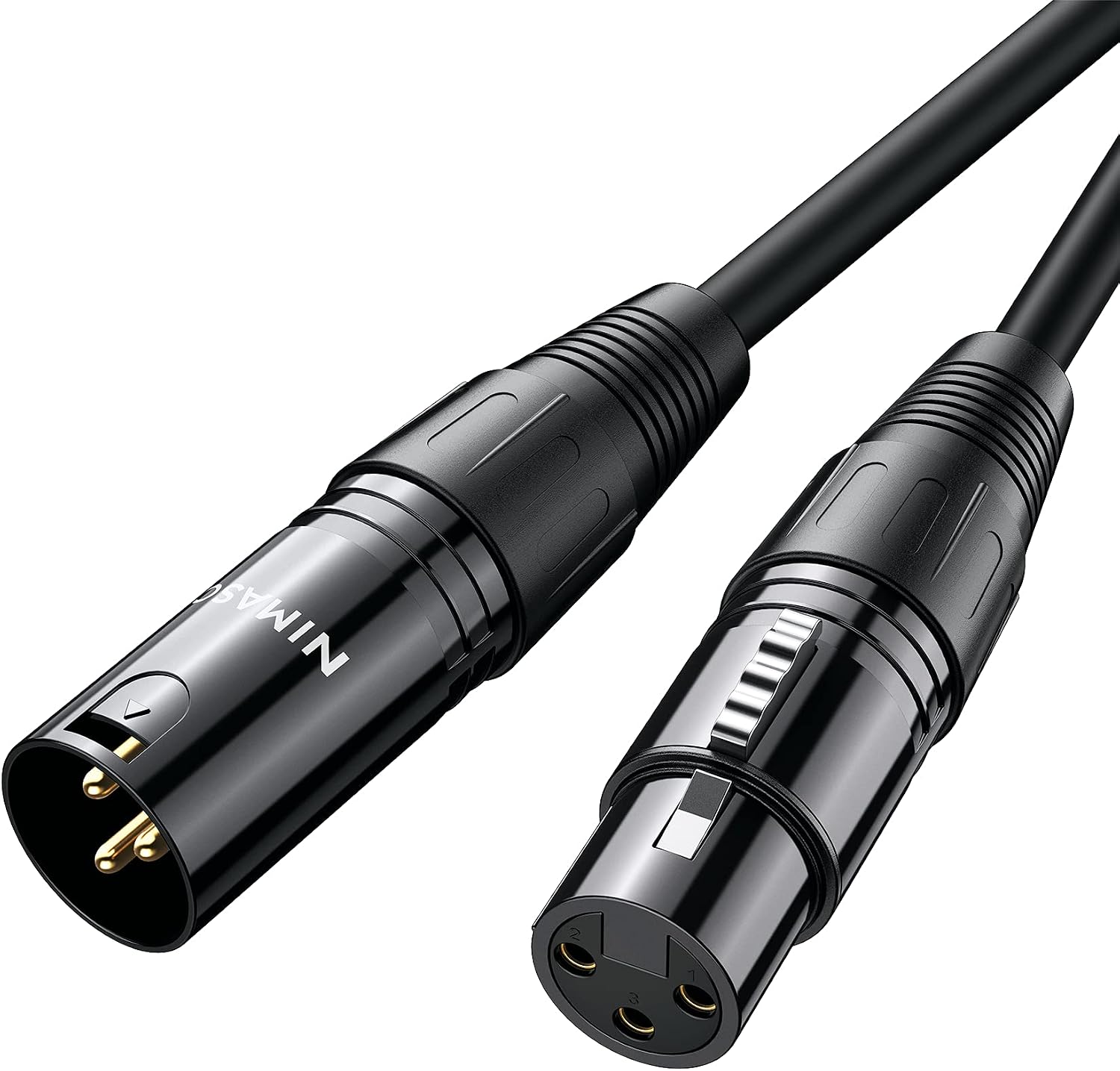 NIMASO XLR マイク延長ケーブル 1.5m