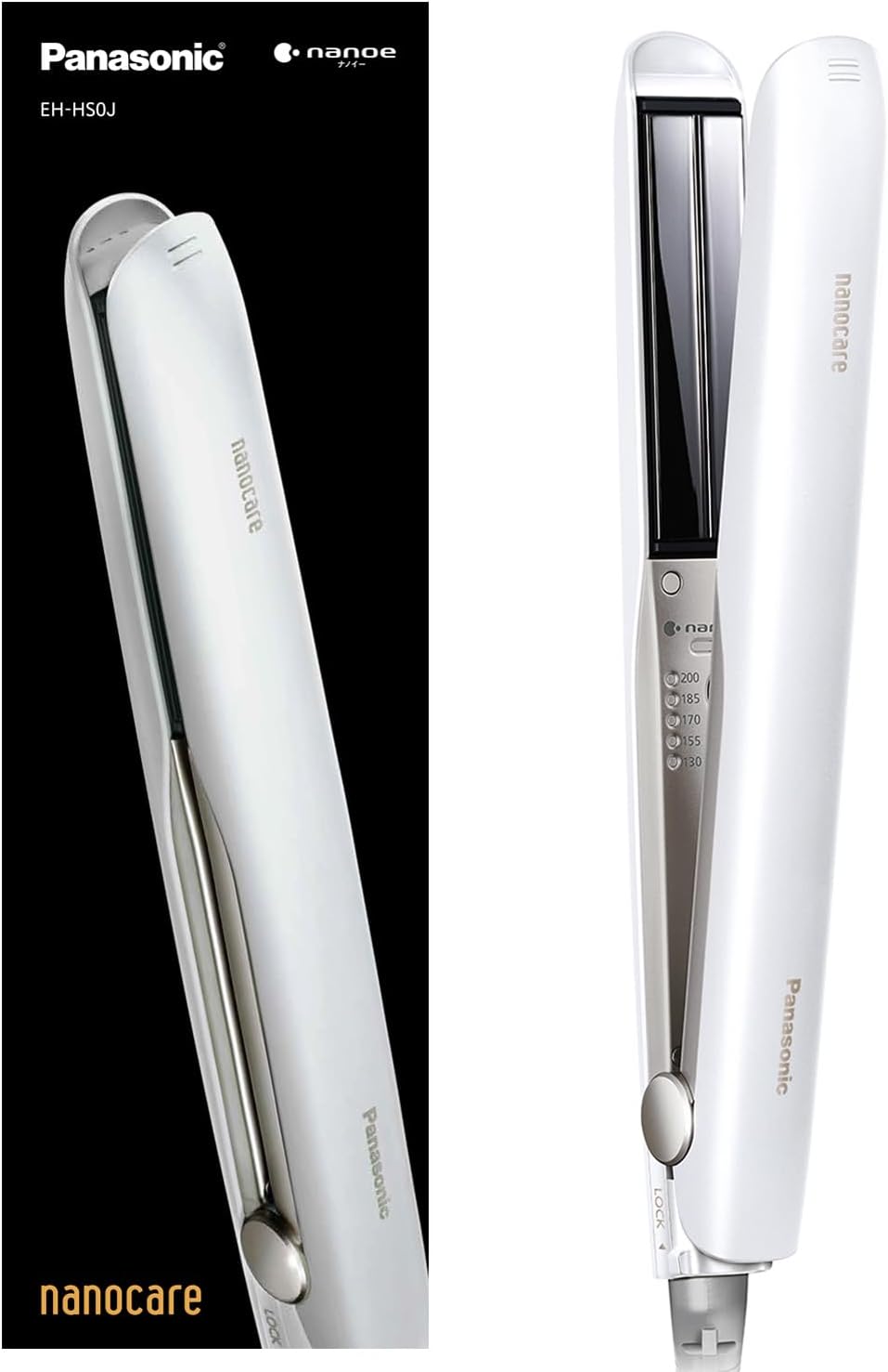 パナソニック ヘアーアイロン ナノケア EH-HS0J
