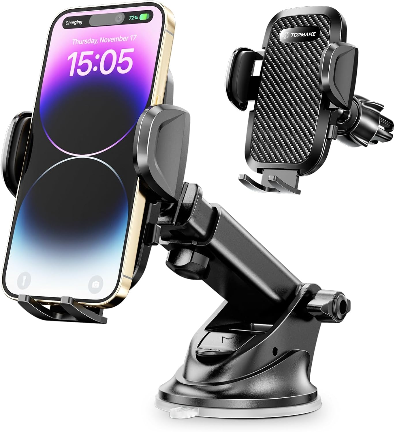 Topmake 車載スマホホルダー 2in1