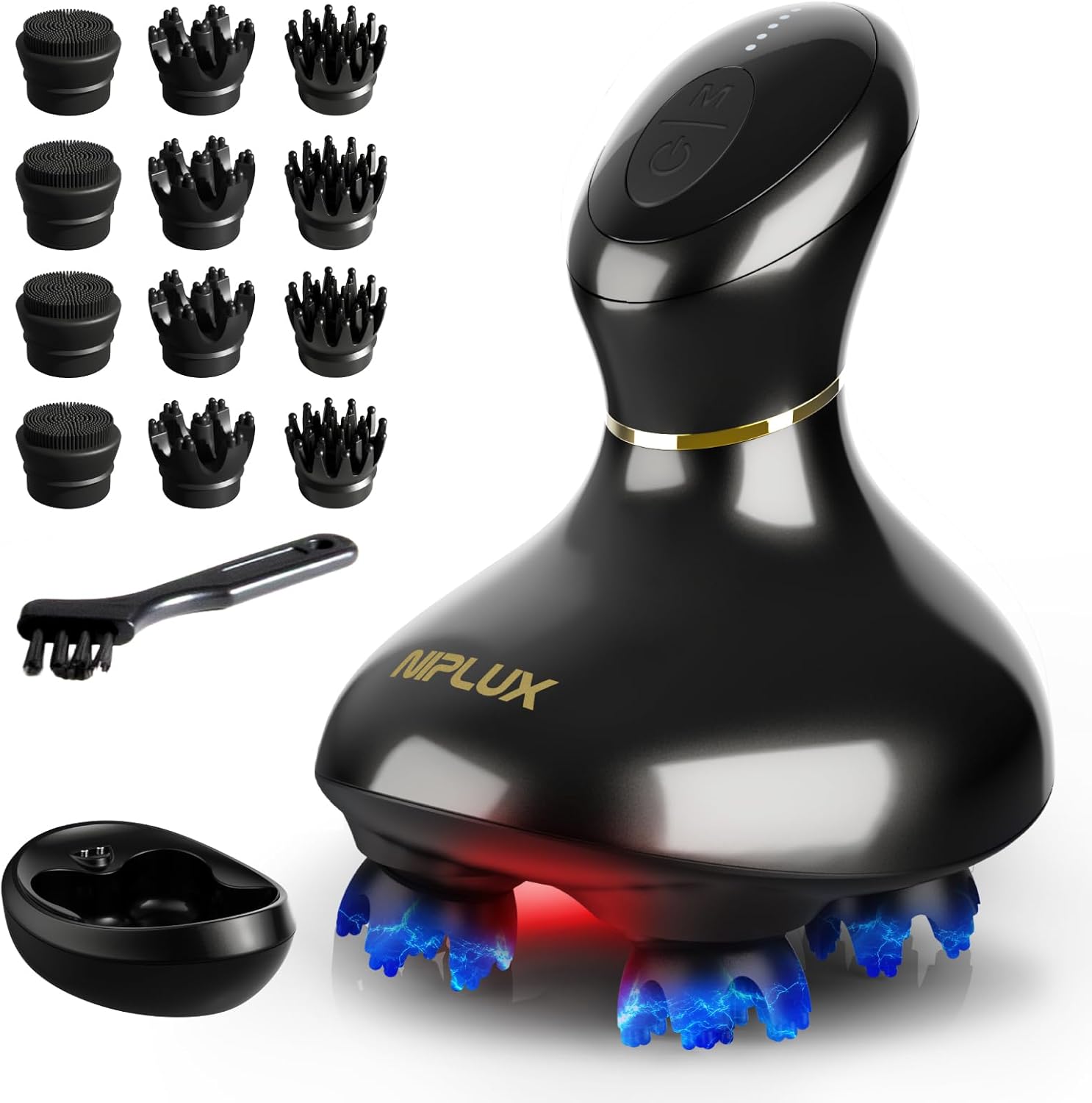 NIPLUX EMS HEAD SPA（ブラック / 150 mm / 130 x 110 x 150 mm）