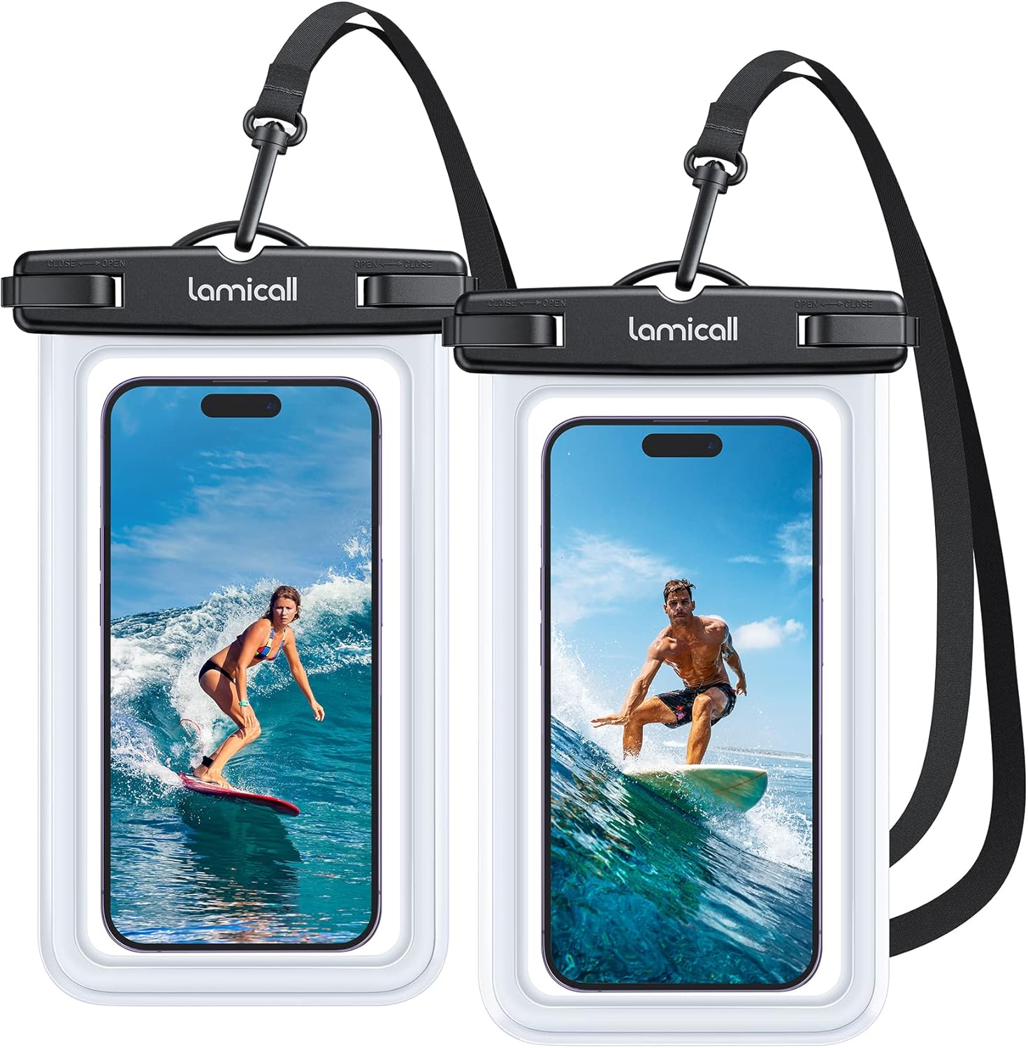 Lamicall スマホ防水ケース 2枚セット