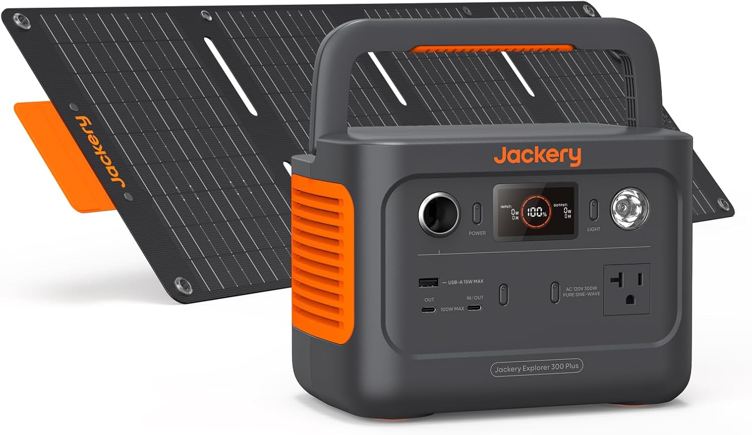 Jackery Solar Generator 300 Plus 40W Mini