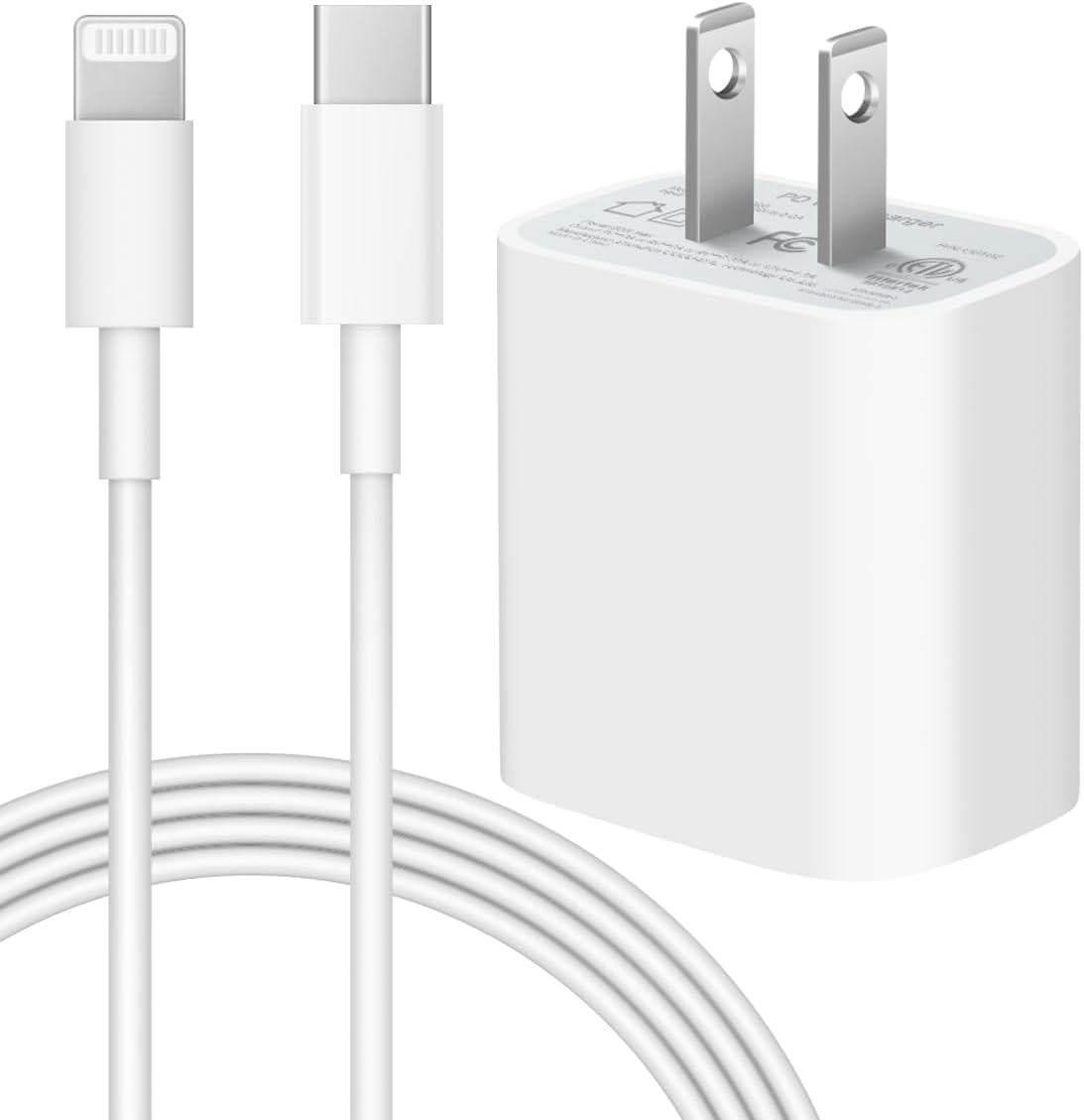 iPhone 20W PD 急速充電器 2mケーブルセット