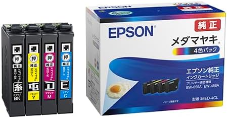 エプソン 純正 インクカートリッジ メダマヤキ 4色パック MED-4CL