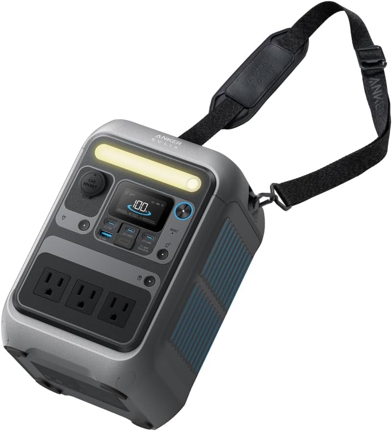 Anker Solix C300 Portable Power Station（ダークグレー / 4.1kg / 約16.1 x 15.6 x 21.8 cm）
