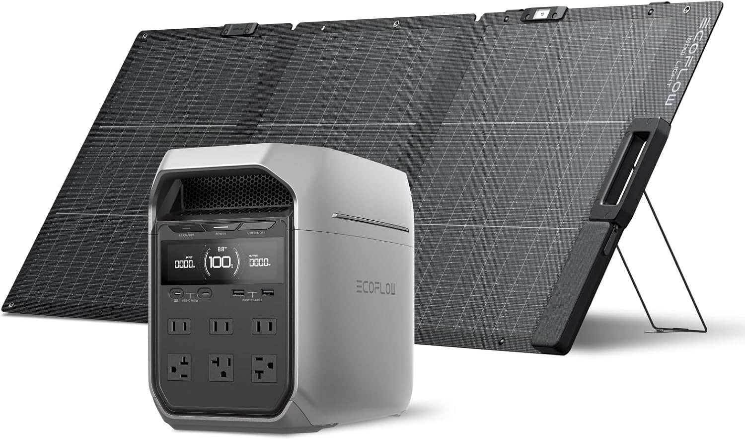 EcoFlow DELTA 3 Plus & 160Wソーラーパネルセット