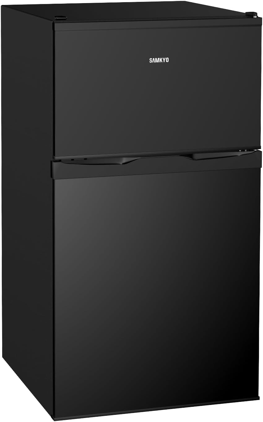 SAMKYO 2ドア小型冷蔵庫 95L