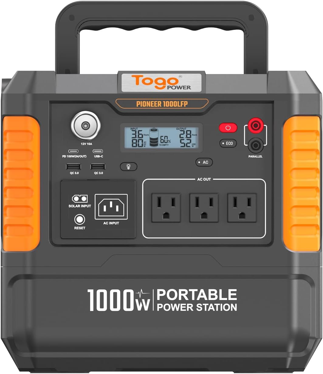Togo Power ポータブル電源 1000W