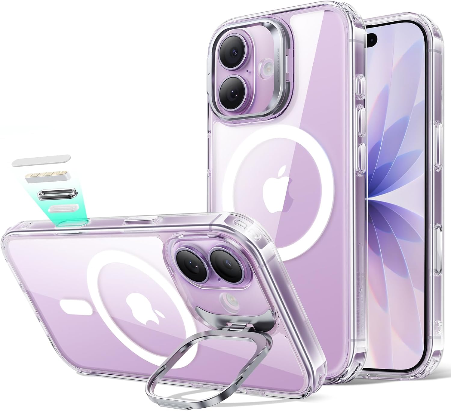ESR iPhone 17 Classicシリーズ 隠しスタンドケース
