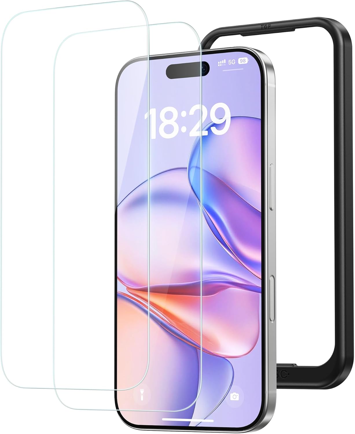 NIMASO ガラスフィルム iPhone 17 用 (2枚セット)