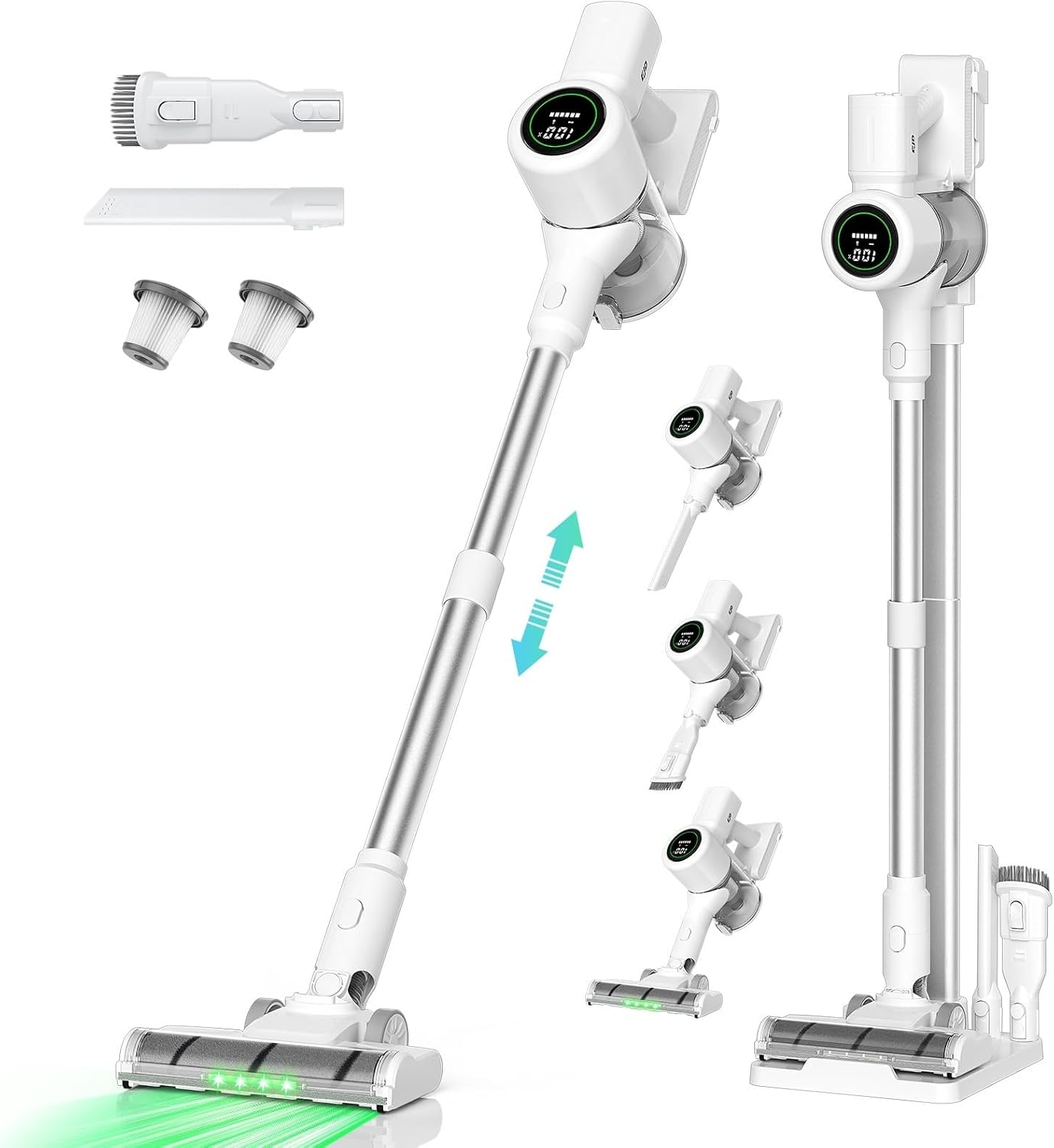 コードレス掃除機 80Kpa 超強力吸引 2025年モデル