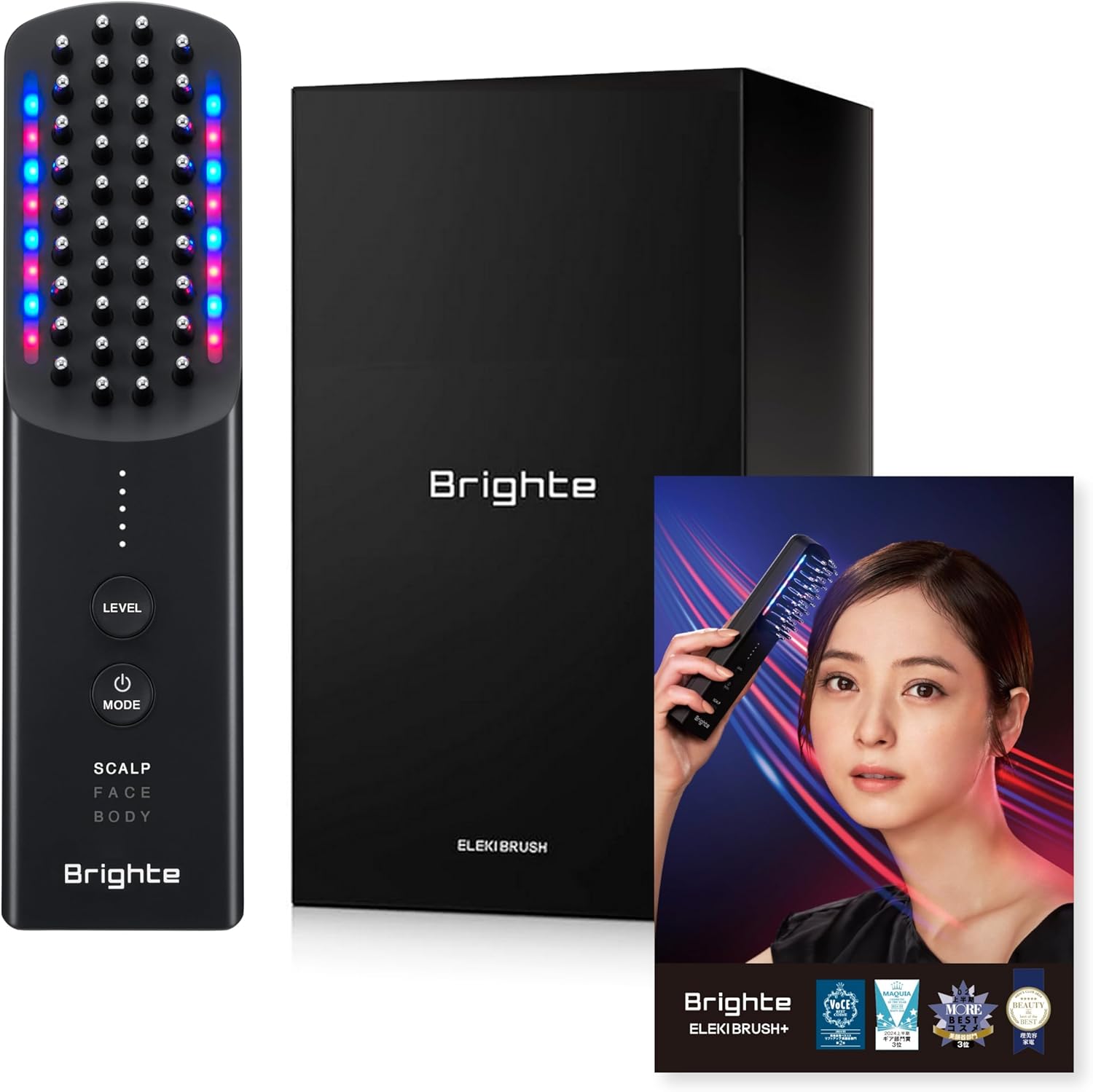 Brighte ELEKI BRUSH+（35 mm / 約 H180 × W47 × D35 mm / H180）