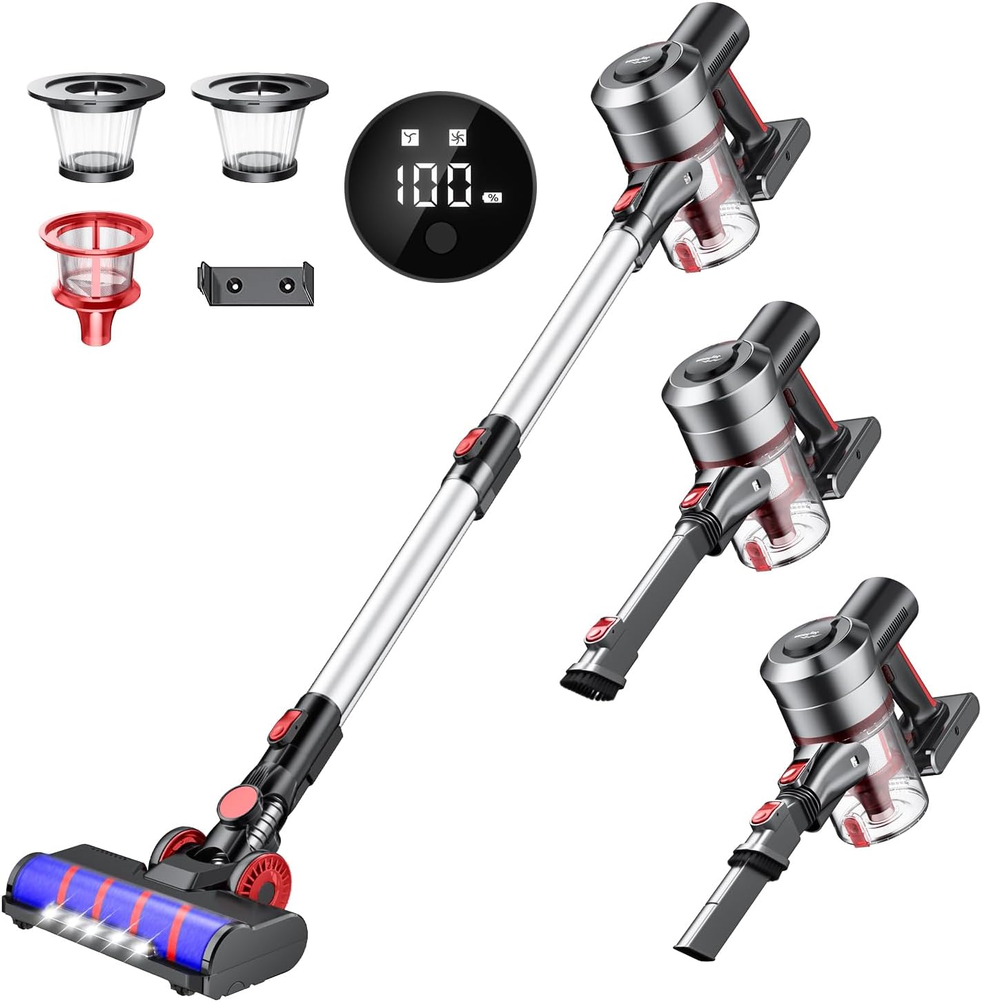 45000Pa 超強力吸引 コードレス掃除機 (2025進級版)