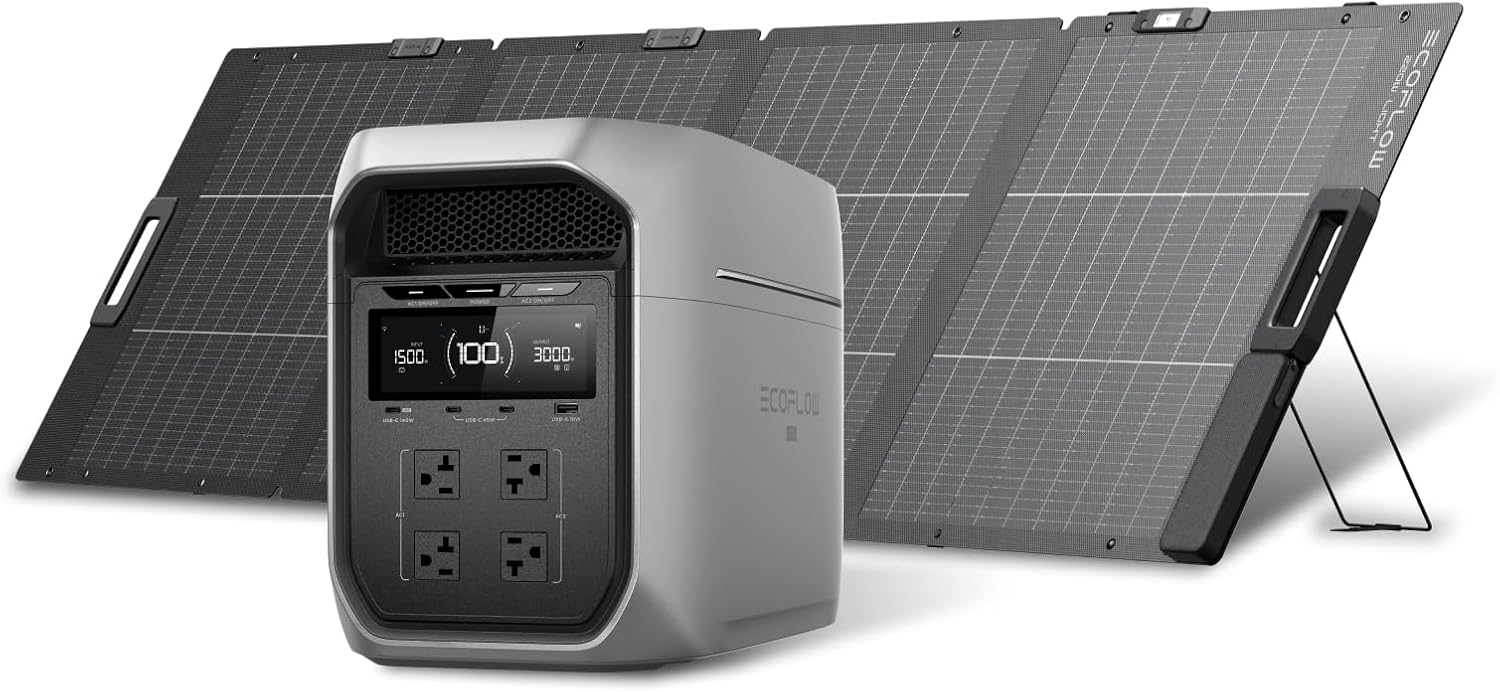 EcoFlow DELTA 3 Max Plus & 220Wソーラーパネル