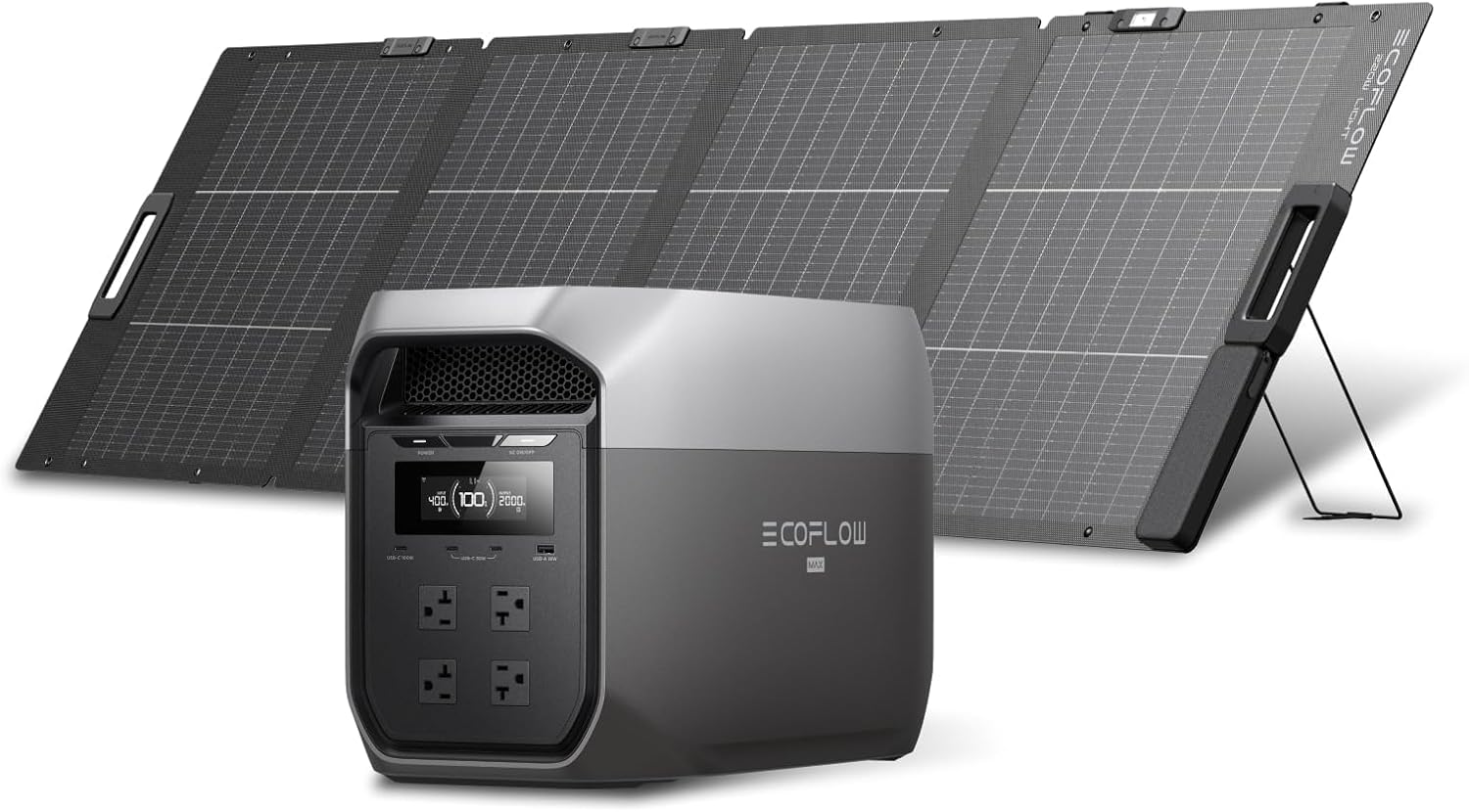 EcoFlow DELTA 3 Max + 220Wソーラーパネルセット