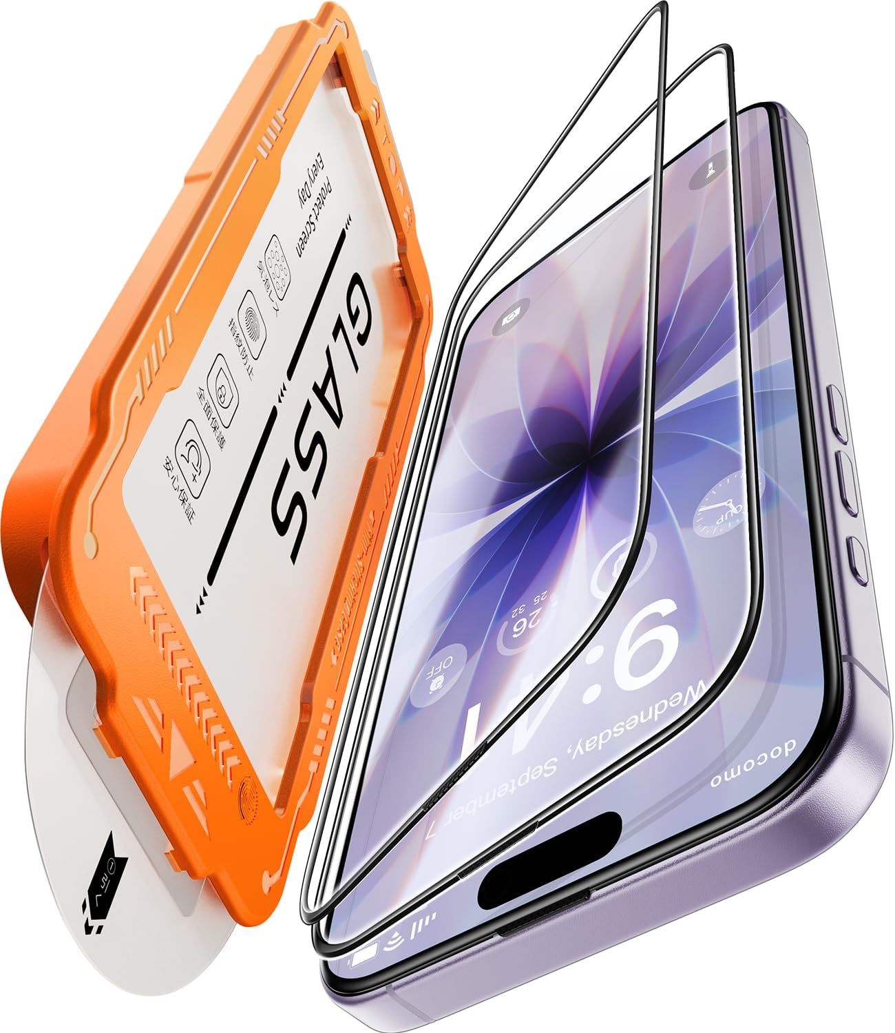Zeniss iPhone 17 ガラスフィルム (2枚セット)