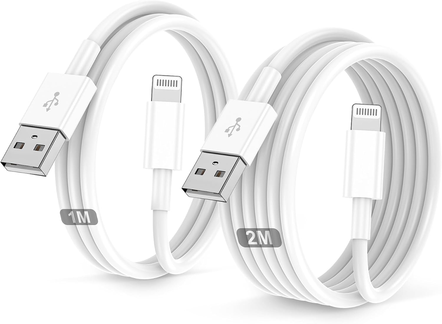 iPhone 充電ケーブル MFi認証 1M+2M 2本セット
