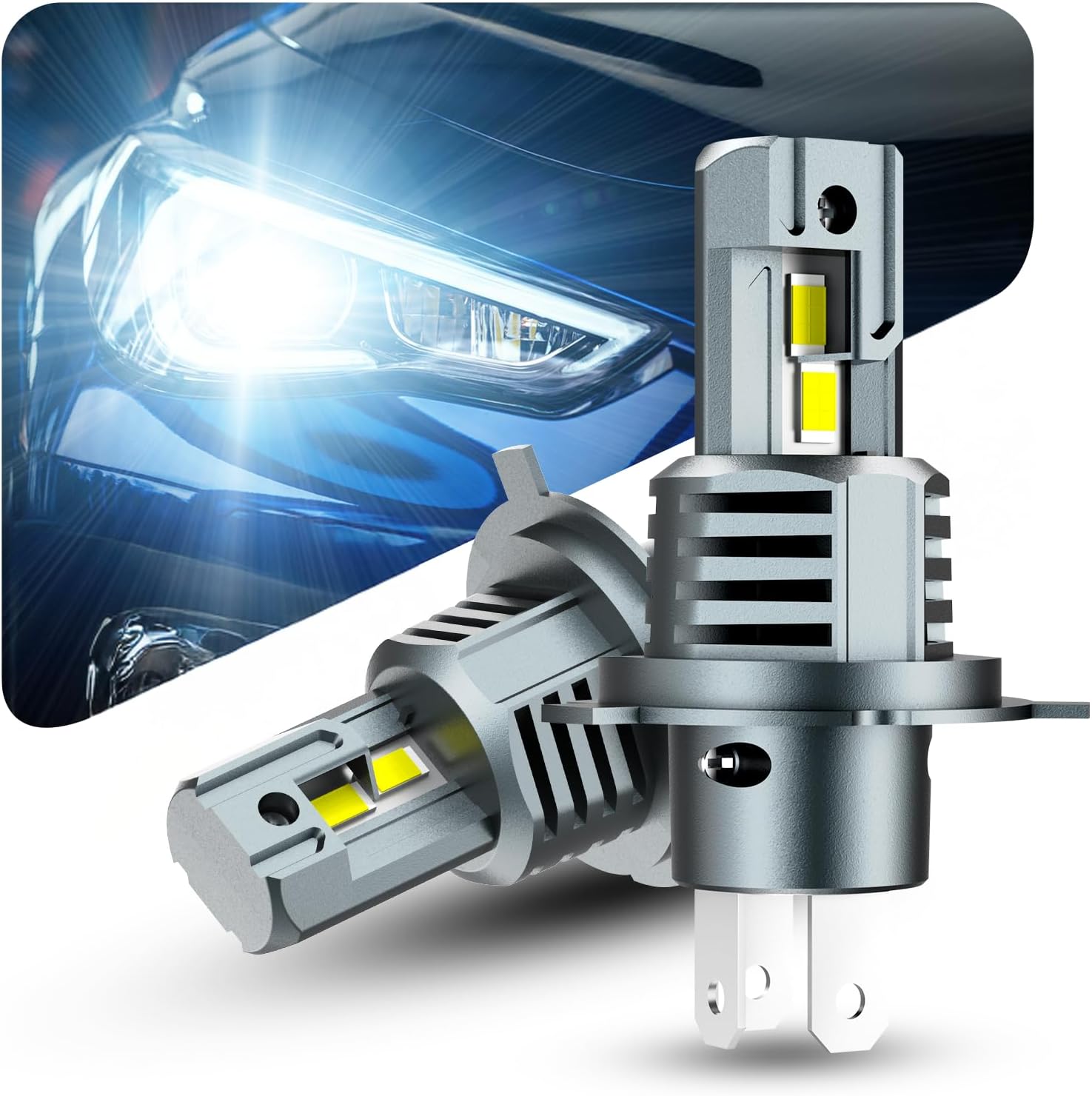 Marsauto H4 LED ヘッドライト 28000LM