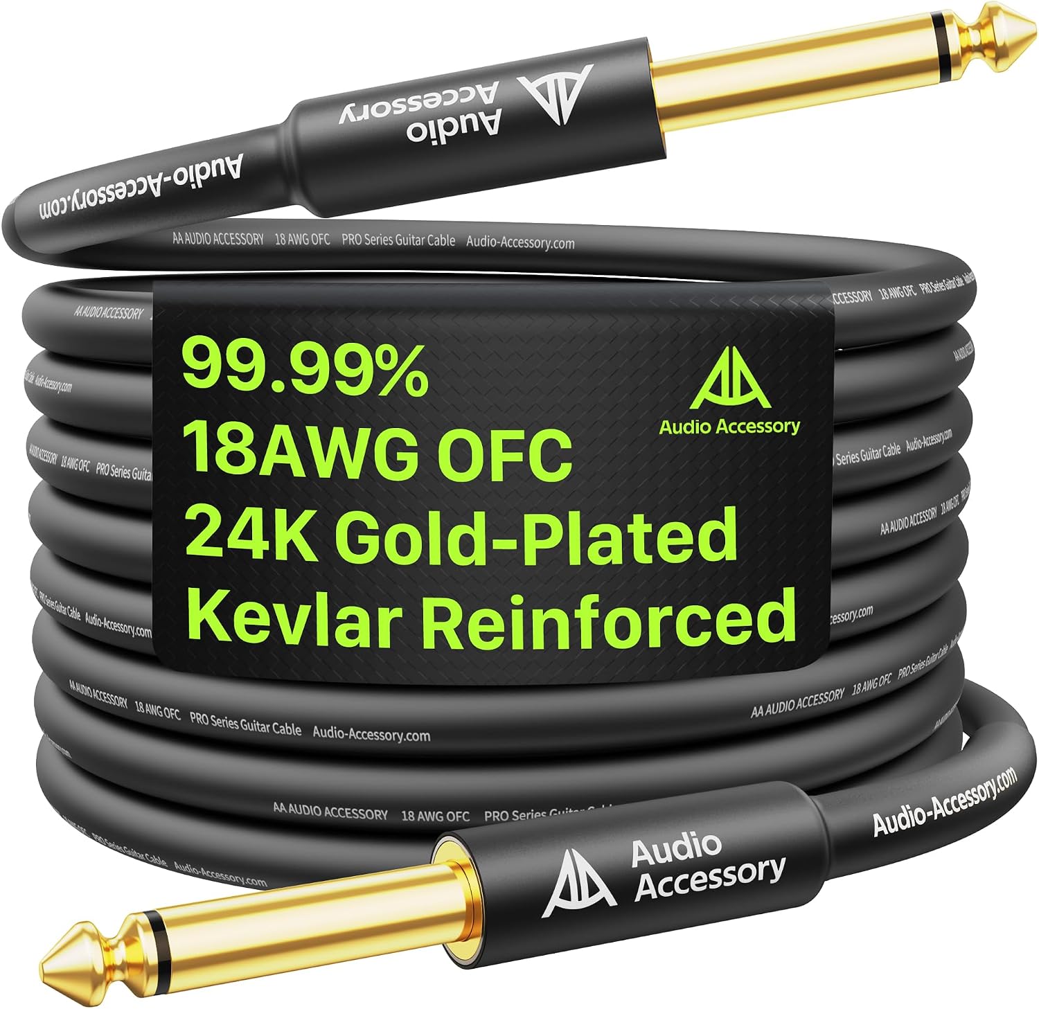 AA AUDIO ACCESSORY プロシリーズ ギターシールド 3m