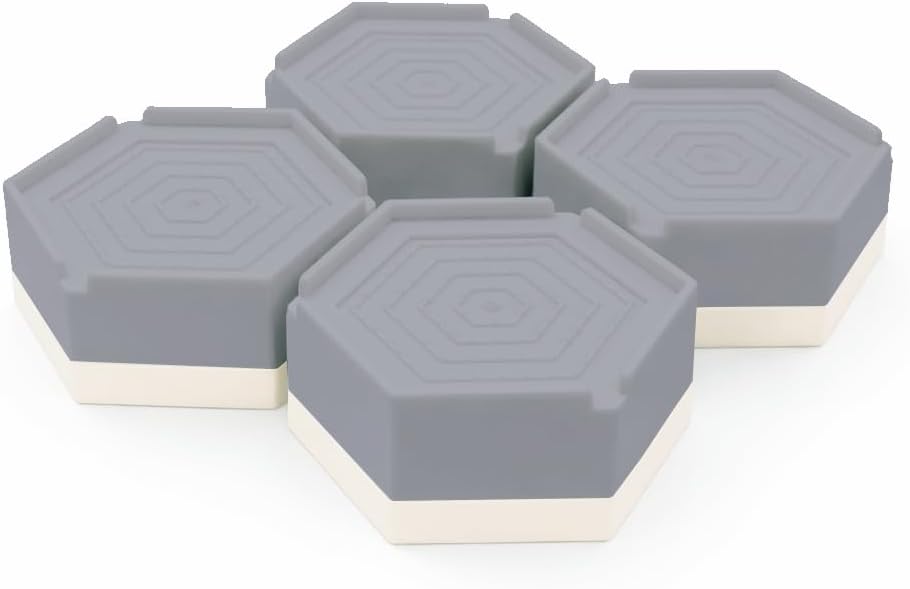 洗濯機用 かさあげ台 4cm (グレー 4個入り)