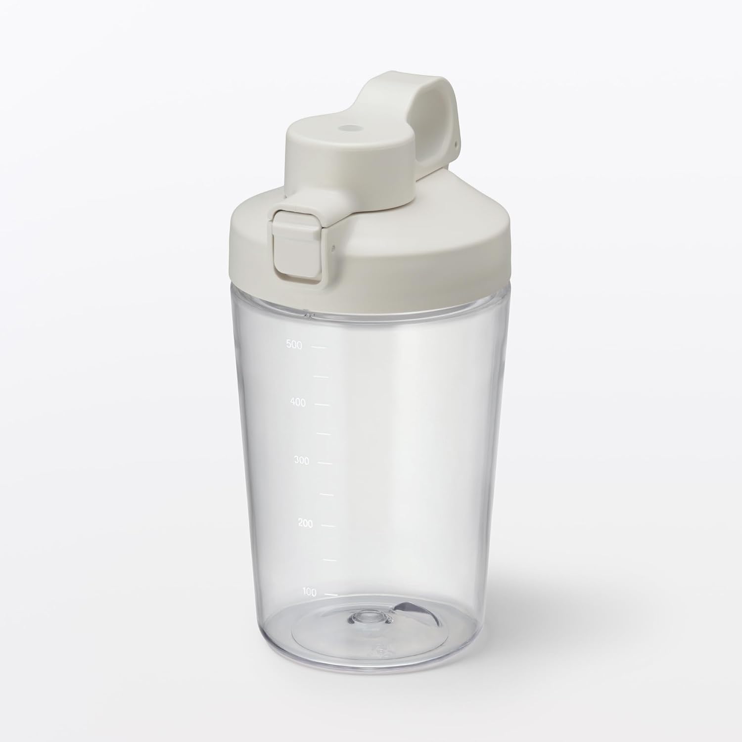 無印良品 広口で洗いやすい 目盛り付き ワンタッチボトル 500mL