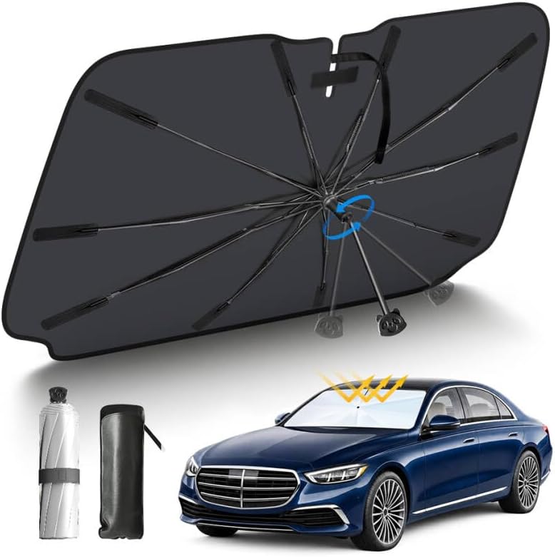 サンシェード 車 フロント 傘型 2026モデル
