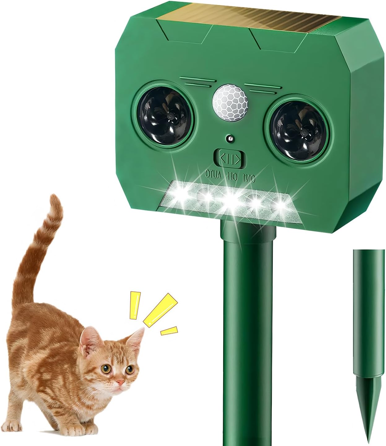 Uksofly 猫よけ 超音波 害獣撃退器