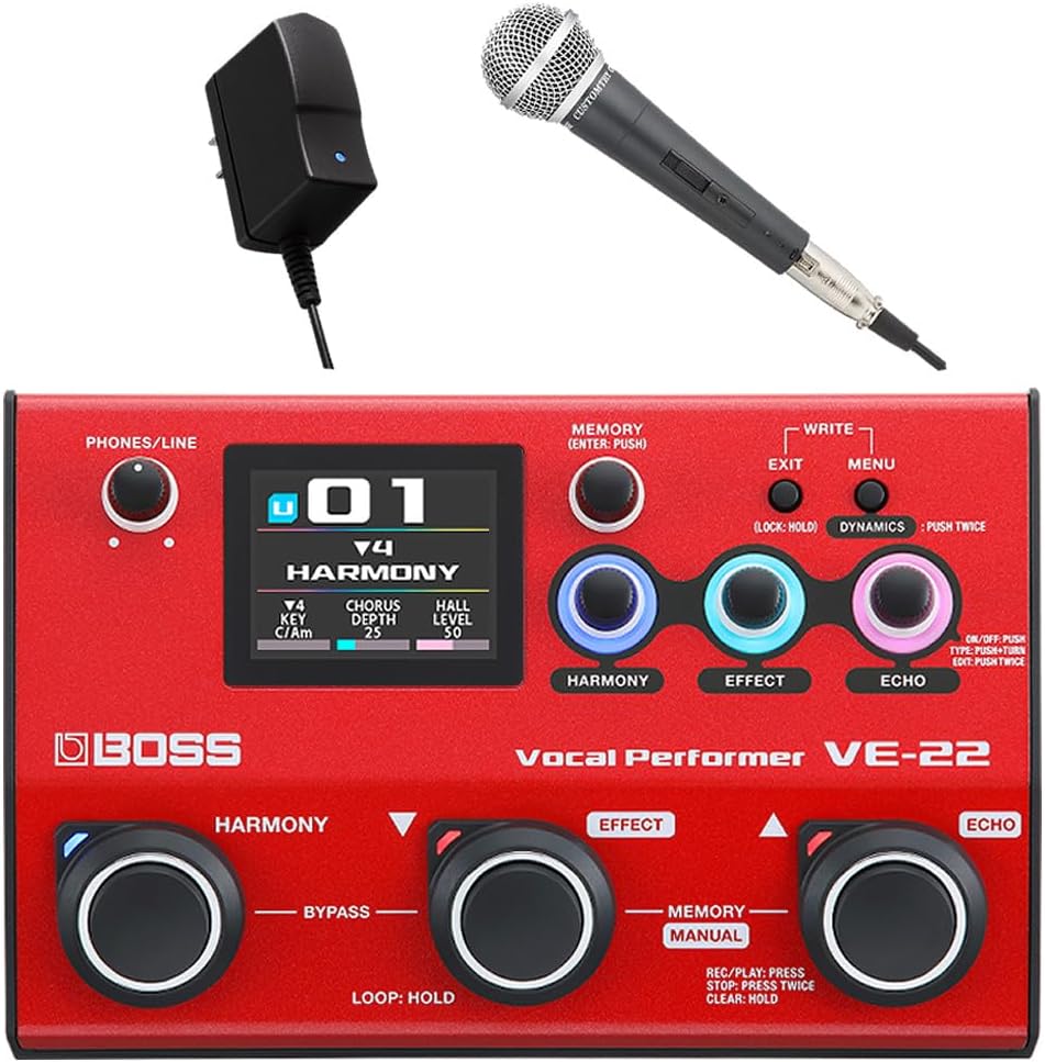 BOSS VE-22 Vocal Performer PSA-100S2 CM-2000 セット