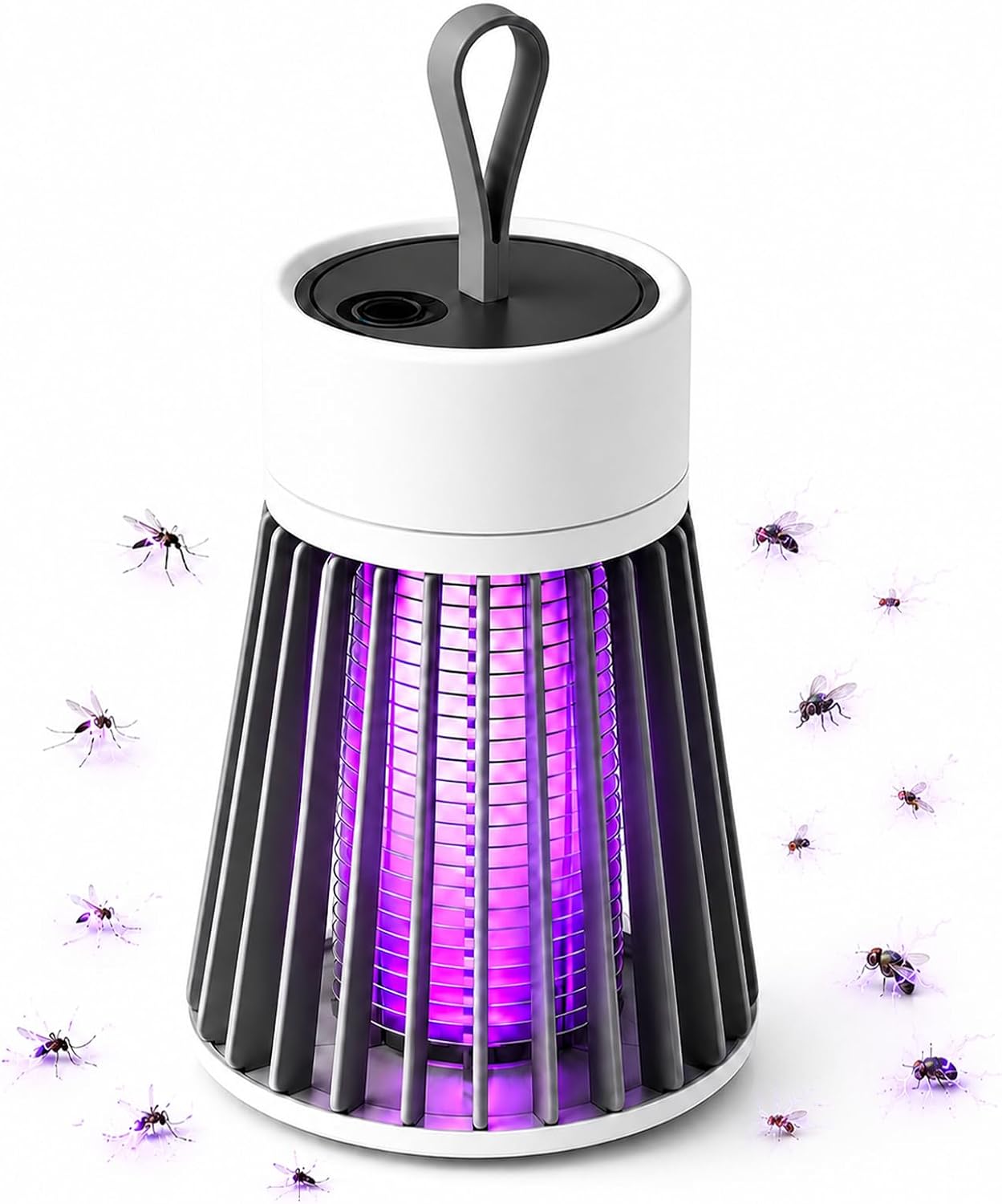 電撃殺虫器 2in1 UV殺虫灯&照明ランプ