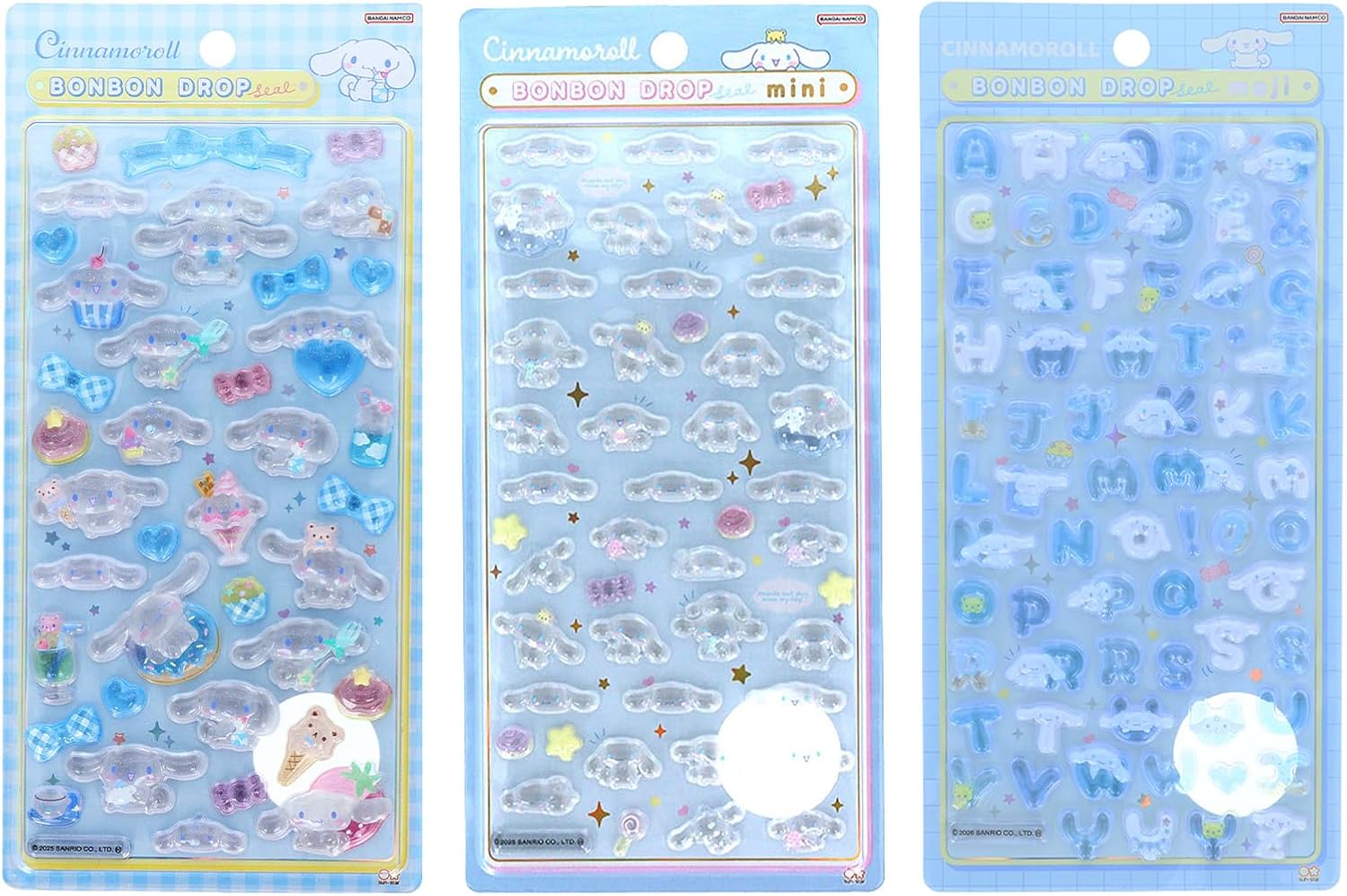 サンリオ ボンボンドロップシール シナモロール 3種類セット