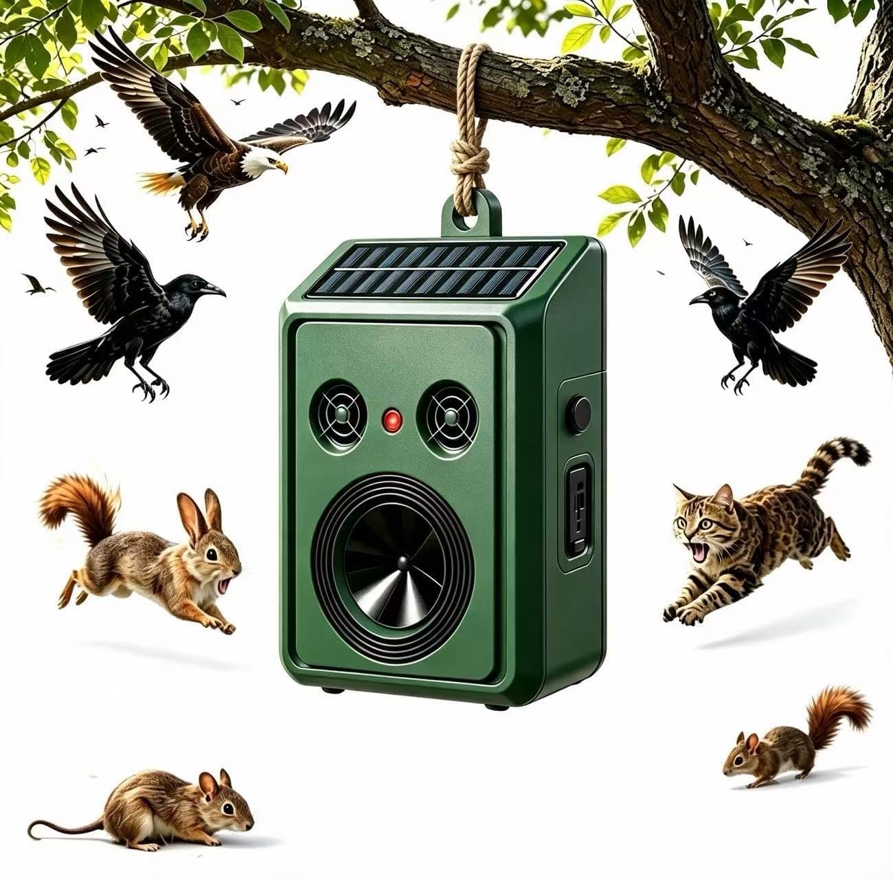 日本害獣対策専門家監修 超音波動物撃退器