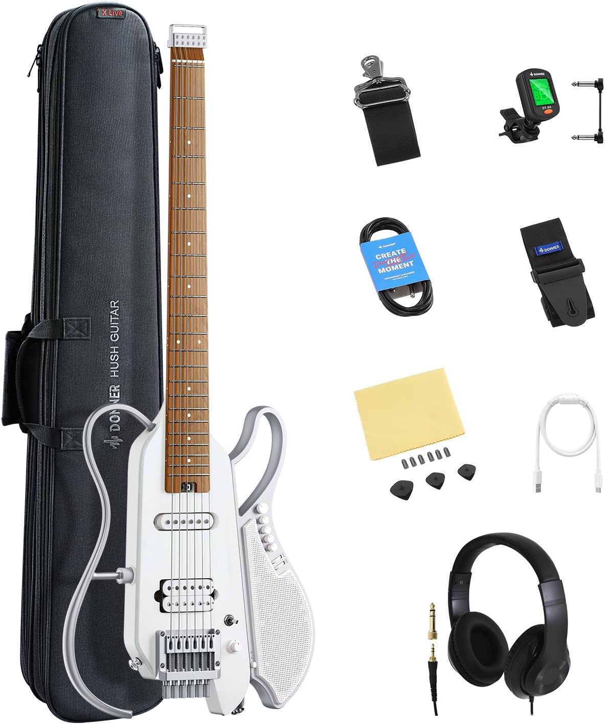 Donner HUSH-X LIVE（White / 2.4kg）