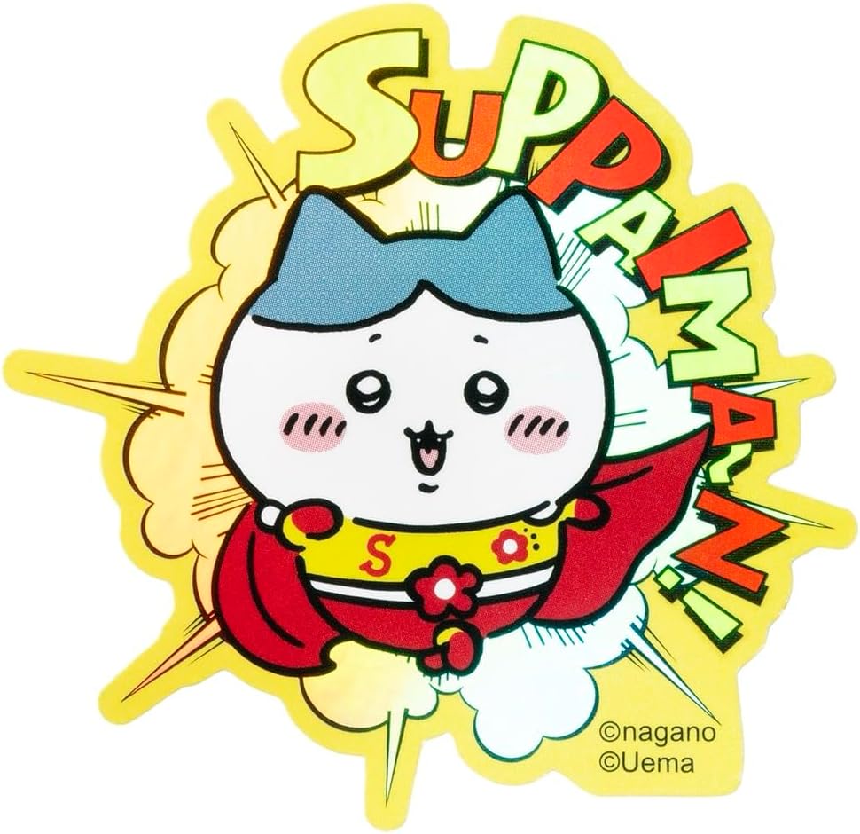 ちいかわ × スッパイマン ホログラムステッカー（ハチワレ）