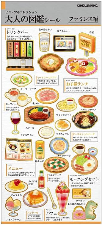 大人の図鑑ポストカード ファミレス