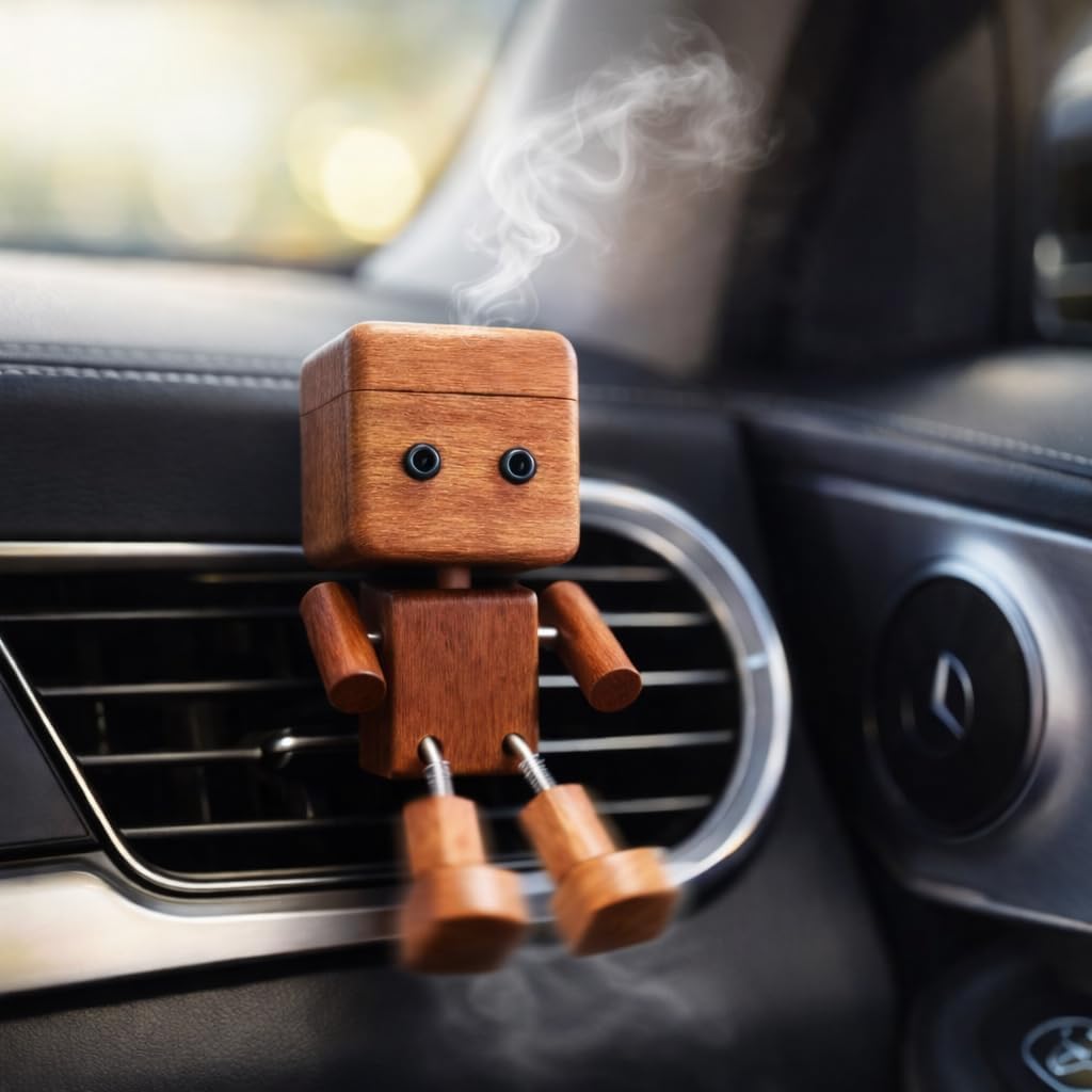 Luvian 木製キャラクター車載アロマディフューザー